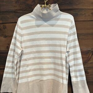 COS Medium Striped Turtleneck Sweater